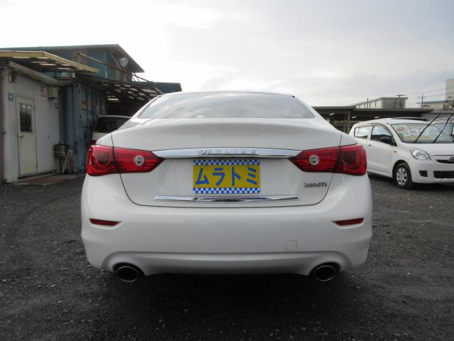 スカイライン 200GT-t 車検2年付き 雹害 ターボ SDナビ BluetoothフルセグTV バックカメラ ETC クルーズコントロール LEDオートヘッドライト LEDフォグライト ハーフレザーシート 純正17インチAW(4枚目)