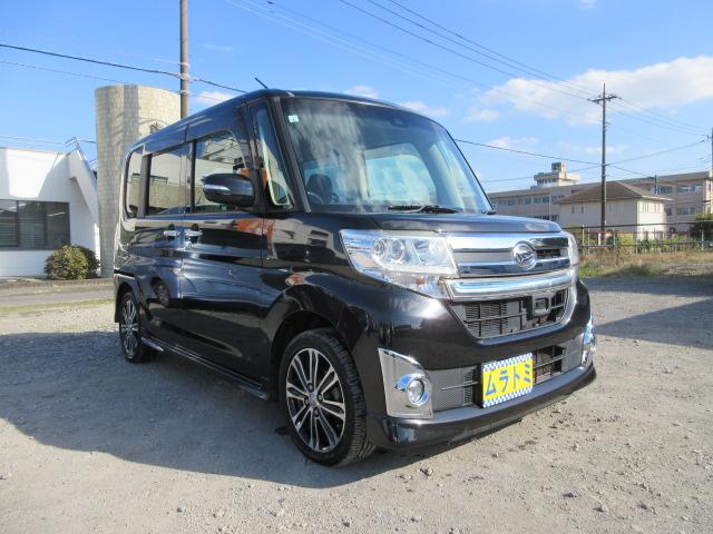 タント カスタムＲＳ　トップエディションＳＡＩＩ　ターボ　ブレーキサポート　車線逸脱警報　先行車発進警報　ＳＤナビ　ＢｌｕｅｔｏｏｔｈフルセグＴＶ　バックカメラ　ＥＴＣ　両側電動スライドドア　ピラーレス　ハーフレザーシート（19枚目）