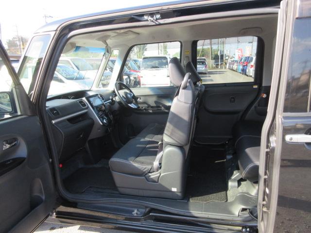 タント カスタムＲＳ　トップエディションＳＡＩＩ　ターボ　ブレーキサポート　車線逸脱警報　先行車発進警報　ＳＤナビ　ＢｌｕｅｔｏｏｔｈフルセグＴＶ　バックカメラ　ＥＴＣ　両側電動スライドドア　ピラーレス　ハーフレザーシート（50枚目）