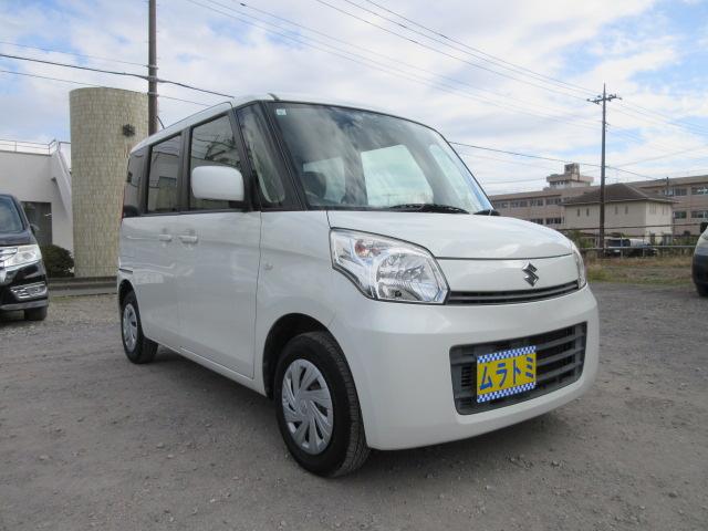 スペーシア Ｇ　エネチャージ　アイドリングストップ　スマートキー　プッシュスタート　タイミングチェーン　ヘッドライトレベライザー　両側スライドドア（13枚目）