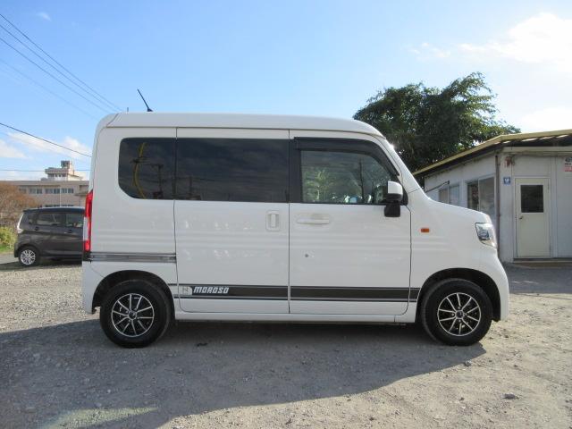Ｎ－ＶＡＮ Ｌ　雹害　メモリーナビＢｌｕｅｔｏｏｔｈフルセグＴＶ　バックカメラ　ＥＴＣ　社外スピーカー＆ツィーター　ガラスフィルム貼　社外１２インチアルミホイール　キーレスキー（8枚目）