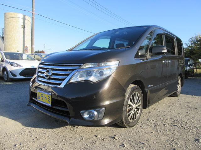 セレナ ハイウェイスターＳ－ＨＶアドバンスドセーフティパック　クロスギアパッケージ　後期型　防水シート　全周囲カメラ　ブレーキサポート　車線逸脱警報　ＳＤナビＢｌｕｅｔｏｏｔｈフルセグＴＶ　ＥＴＣ　純正１６インチアルミホイール　両側電動スライドドア（18枚目）