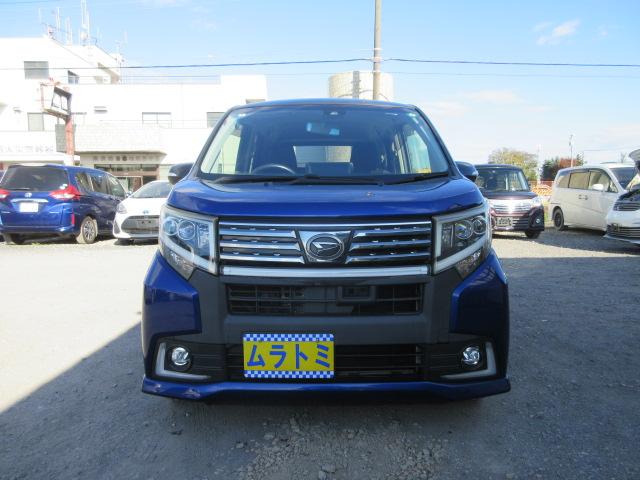 ムーヴ カスタム　ＲＳ　ハイパーＳＡＩＩ　ツートンカラー　ＩＣターボ　ブレーキサポート　車線逸脱警報　先行車発進警報　ＳＤナビ　フルセグＴＶ　バックカメラ　ＥＴＣ　ＬＥＤオートヘッドライト　ＬＥＤフォグライト　ハーフレザー（6枚目）