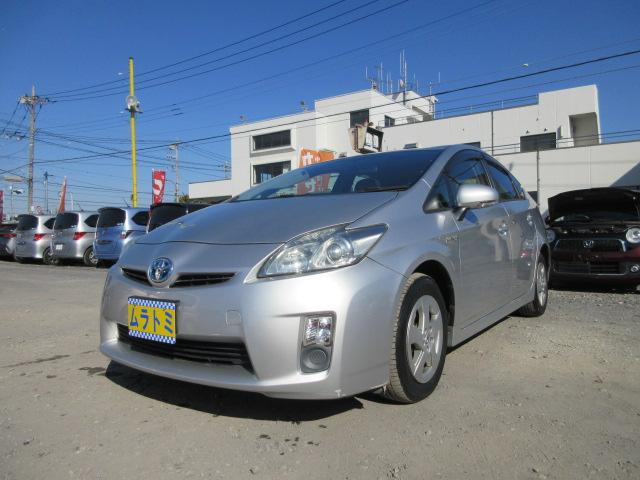 プリウス Ｌ　車検２年付き　ＤＶＤナビ　ＥＴＣ　純正１５インチアルミホイール　サイド・カーテンエアバック　スマートキー　プッシュスタート　ステアリモコン（19枚目）