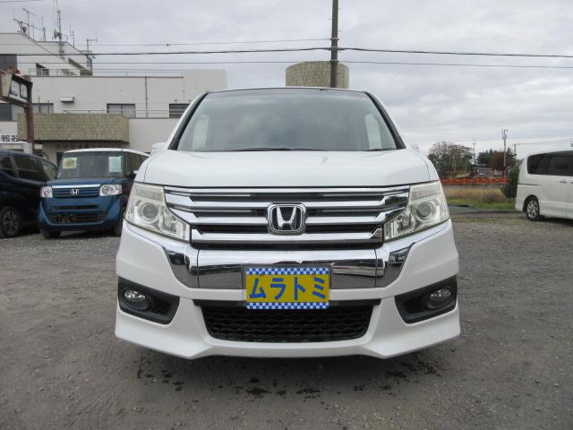 ステップワゴンスパーダ Z インターナビセレクション 車検2年付き 後期型 8人 HDDナビ フルセグTV バックカメラ 天井モニター ETC 両側電動スライドドア ガラスフィルム貼 HIDオートヘッドライト フォグライト アイドリングストップ(6枚目)