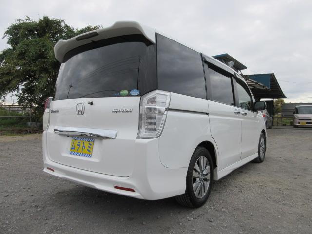 ステップワゴンスパーダ Z インターナビセレクション 車検2年付き 後期型 8人 HDDナビ フルセグTV バックカメラ 天井モニター ETC 両側電動スライドドア ガラスフィルム貼 HIDオートヘッドライト フォグライト アイドリングストップ(19枚目)