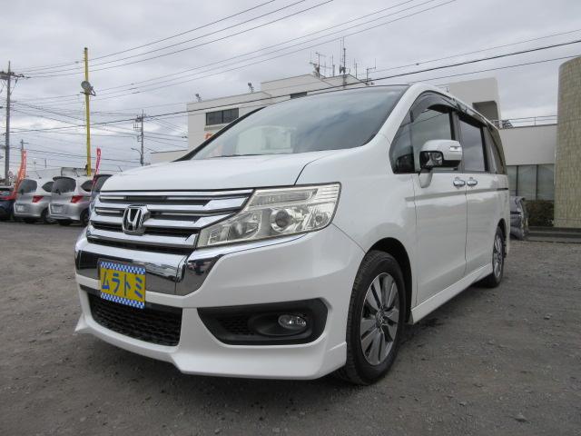 ステップワゴンスパーダ Z インターナビセレクション 車検2年付き 後期型 8人 HDDナビ フルセグTV バックカメラ 天井モニター ETC 両側電動スライドドア ガラスフィルム貼 HIDオートヘッドライト フォグライト アイドリングストップ(21枚目)