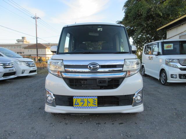 タント カスタムRS SA 車検2年付き ブレーキサポート ICターボ SDナビ BluetoothフルセグTV バックカメラ ETC 両側電動スライドドア ピラーレス 革調シートカバー LEDオートヘッドライト フォグライト(6枚目)