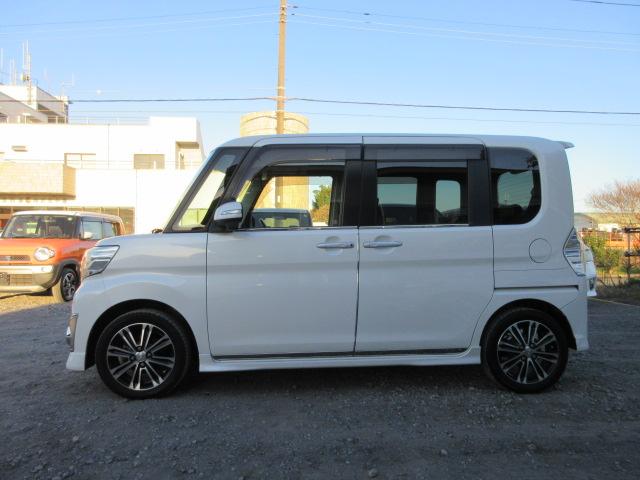 タント カスタムRS SA 車検2年付き ブレーキサポート ICターボ SDナビ BluetoothフルセグTV バックカメラ ETC 両側電動スライドドア ピラーレス 革調シートカバー LEDオートヘッドライト フォグライト(9枚目)