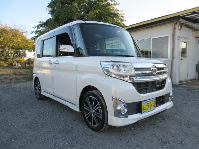 タント カスタムRS SA 車検2年付き ブレーキサポート ICターボ SDナビ BluetoothフルセグTV バックカメラ ETC 両側電動スライドドア ピラーレス 革調シートカバー LEDオートヘッドライト フォグライト(19枚目)