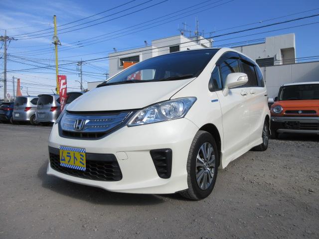 フリードハイブリッド ジャストセレクション　車検２年付き　大画面メモリナビ　フルセグＴＶ　バックカメラ　ＥＴＣ　ハーフレザーシート　両側電動スライドドア　クルーズコントロール　純正１５インチアルミホイール（20枚目）