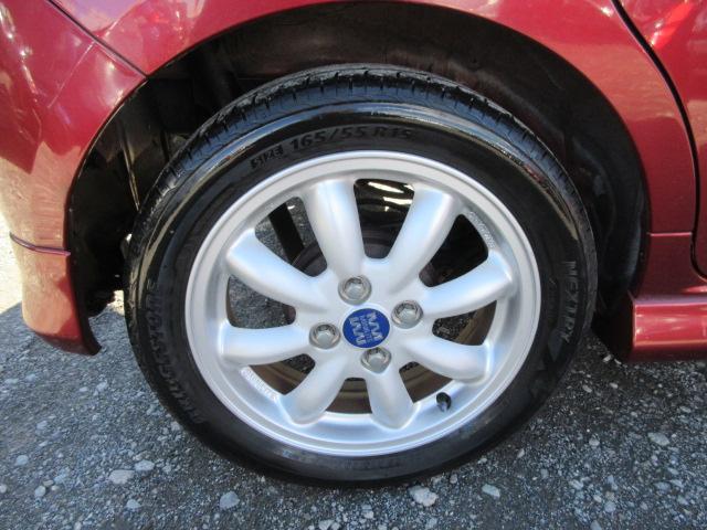 ミラジーノ ミニライト　車検２年付き　ＭＯＭＯ革巻ステアリング　純正１５インチアルミホイール　ＨＩＤヘッドライト　フォグライト　ＣＤデッキ　キーレスキー（24枚目）