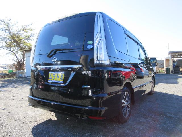 セレナ ハイウェイスターＳ－ＨＶアドバンスドセーフティパック　後期型　ブレーキサポート　車線逸脱警報　クリアランスソナー　天井モニター　ＳＤナビ　Ｂｌｕｅｔｏｏｔｈ　フルセグＴＶ　全周囲カメラ　ＥＴＣ　両側電動スライドドア　純正１６インチアルミホイール（20枚目）
