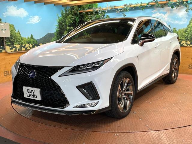 ＲＸ ＲＸ４５０ｈ　Ｆスポーツ　４ＷＤ　パノラマルーフ　純正１２型ナビ　全周囲カメラ　ブラインドスポットモニター　レーダークルーズ　電動リアゲート　黒革　シートベンチレーション　三眼ＬＥＤヘッド　純正２０アルミ　ＥＴＣ（60枚目）