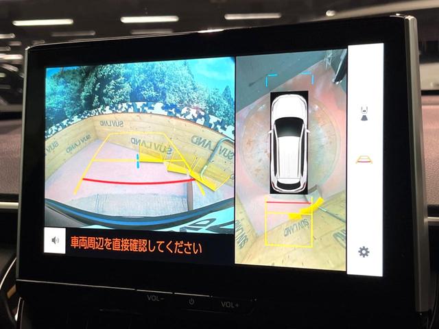 カローラクロス ハイブリッド　Ｚ　禁煙　ガラスルーフ　純正１０型ナビ　全周囲カメラ　ブラインドスポットモニター　レーダークルーズ　電動リアゲート　ハーフレザー　シートヒーター　ＬＥＤヘッド　オートハイビーム　純正１８アルミ　ＥＴＣ（5枚目）