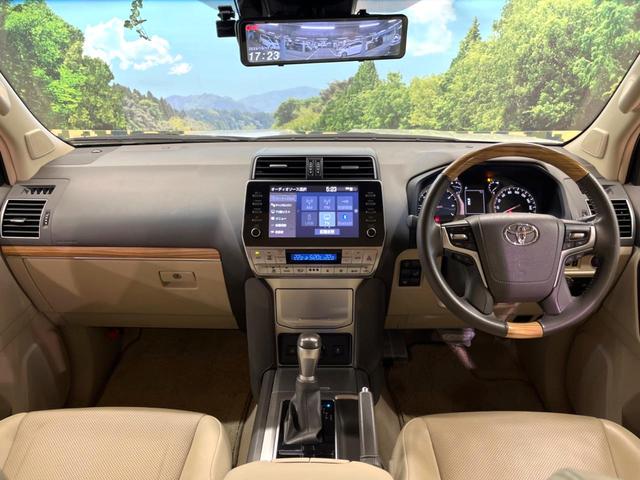 ランドクルーザープラド ＴＸ　Ｌパッケージ　禁煙　７人　モデリスタエアロ　サンルーフ　純正９型ナビ　全周囲カメラ　レーダークルーズ　ブラインドスポットモニター　ＬＥＤヘッド　黒革　シートベンチレーション　純正１９アルミ　ＥＴＣ　ルーフレール（2枚目）