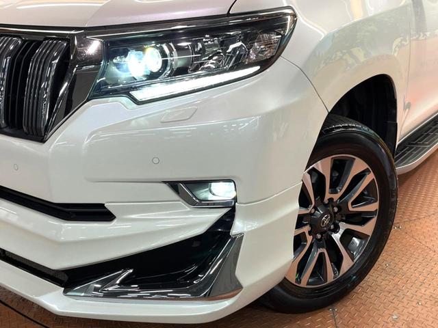 ランドクルーザープラド ＴＸ　Ｌパッケージ　禁煙　７人　モデリスタエアロ　サンルーフ　純正９型ナビ　全周囲カメラ　レーダークルーズ　ブラインドスポットモニター　ＬＥＤヘッド　黒革　シートベンチレーション　純正１９アルミ　ＥＴＣ　ルーフレール（15枚目）