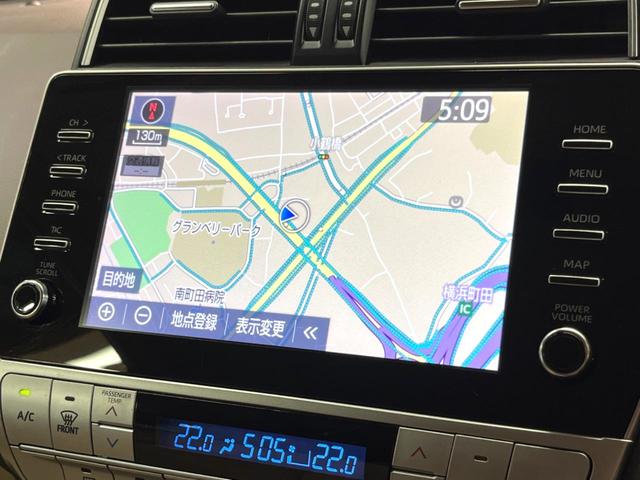 ランドクルーザープラド ＴＸ　Ｌパッケージ　禁煙　７人　モデリスタエアロ　サンルーフ　純正９型ナビ　全周囲カメラ　レーダークルーズ　ブラインドスポットモニター　ＬＥＤヘッド　黒革　シートベンチレーション　純正１９アルミ　ＥＴＣ　ルーフレール（50枚目）