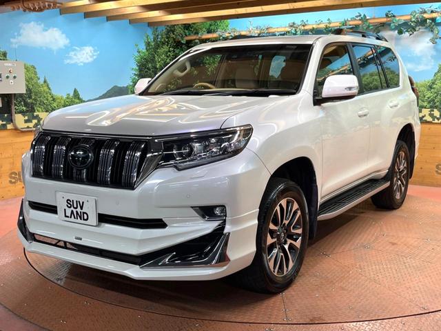 ランドクルーザープラド ＴＸ　Ｌパッケージ　禁煙　７人　モデリスタエアロ　サンルーフ　純正９型ナビ　全周囲カメラ　レーダークルーズ　ブラインドスポットモニター　ＬＥＤヘッド　黒革　シートベンチレーション　純正１９アルミ　ＥＴＣ　ルーフレール（62枚目）