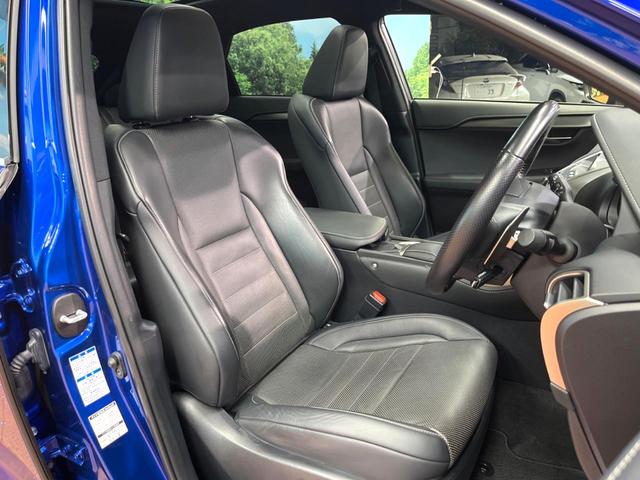 NX NX300h Fスポーツ 4WD 禁煙 パノラマルーフ TRDエアロ 10型ナビ 全周囲カメラ レーダークルーズ ブラインドスポットモニター 電動リアゲート 黒革 シートベンチレーション 三眼LEDヘッド 純19アルミ ETC(12枚目)