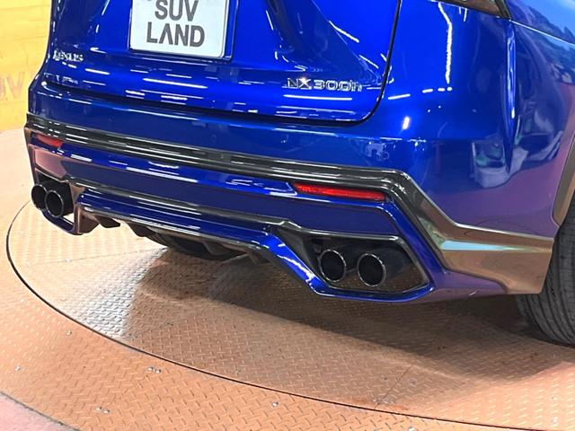 NX NX300h Fスポーツ 4WD 禁煙 パノラマルーフ TRDエアロ 10型ナビ 全周囲カメラ レーダークルーズ ブラインドスポットモニター 電動リアゲート 黒革 シートベンチレーション 三眼LEDヘッド 純19アルミ ETC(59枚目)