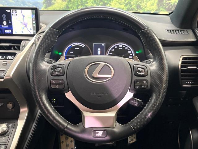 NX NX300h Fスポーツ 4WD 禁煙 パノラマルーフ TRDエアロ 10型ナビ 全周囲カメラ レーダークルーズ ブラインドスポットモニター 電動リアゲート 黒革 シートベンチレーション 三眼LEDヘッド 純19アルミ ETC(67枚目)