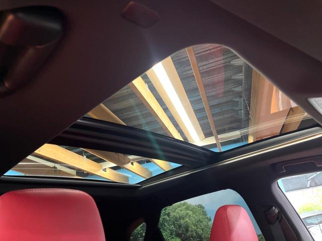 RX RX450h Fスポーツ 禁煙 パノラマルーフ TRDエアロ 純正12型ナビ 全周囲カメラ レーダークルーズ ブラインドスポットモニター オートハイビーム 赤革 シートベンチレーション 電動リアゲート 3眼LEDヘッド ETC(3枚目)