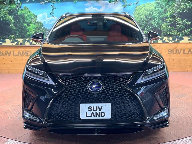 RX RX450h Fスポーツ 禁煙 パノラマルーフ TRDエアロ 純正12型ナビ 全周囲カメラ レーダークルーズ ブラインドスポットモニター オートハイビーム 赤革 シートベンチレーション 電動リアゲート 3眼LEDヘッド ETC(17枚目)