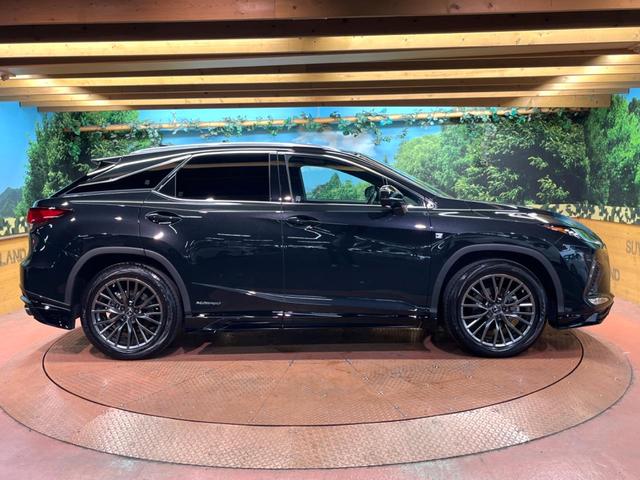 RX RX450h Fスポーツ 禁煙 パノラマルーフ TRDエアロ 純正12型ナビ 全周囲カメラ レーダークルーズ ブラインドスポットモニター オートハイビーム 赤革 シートベンチレーション 電動リアゲート 3眼LEDヘッド ETC(58枚目)