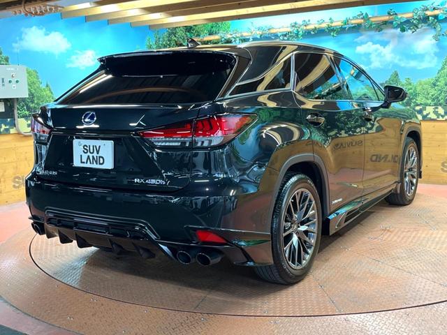 RX RX450h Fスポーツ 禁煙 パノラマルーフ TRDエアロ 純正12型ナビ 全周囲カメラ レーダークルーズ ブラインドスポットモニター オートハイビーム 赤革 シートベンチレーション 電動リアゲート 3眼LEDヘッド ETC(62枚目)
