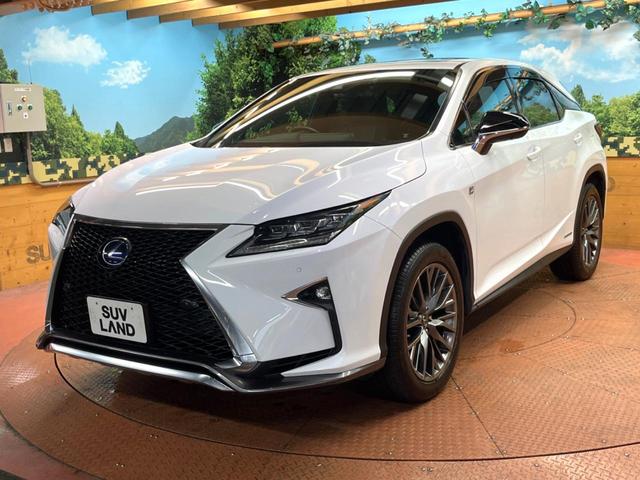 RX RX450h Fスポーツ 4WD 禁煙 サンルーフ マークレビンソン 純正12型ナビ 全周囲カメラ ブラインドスポットモニター レーダークルーズ 三眼LEDヘッド 黒革 シートベンチレーション 電動リアゲート 純正20アルミ(64枚目)