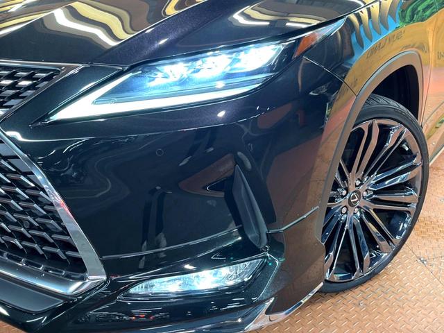 ＲＸ ＲＸ４５０ｈ　バージョンＬ　４ＷＤ　禁煙　パノラマルーフ　モデリスタエアロ　マークレビンソン　後席モニター　純正１２型ナビ　全周囲カメラ　レーダークルーズ　電動リアゲート　ブラインドスポットモニター　三眼ＬＥＤヘッド　ベージュ革（15枚目）