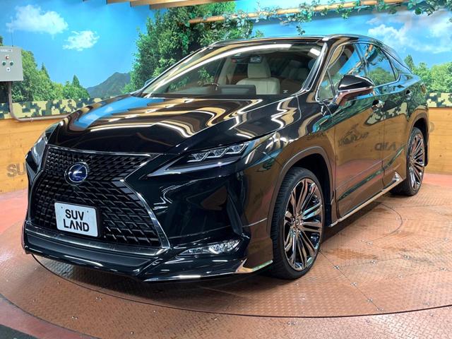 ＲＸ ＲＸ４５０ｈ　バージョンＬ　４ＷＤ　禁煙　パノラマルーフ　モデリスタエアロ　マークレビンソン　後席モニター　純正１２型ナビ　全周囲カメラ　レーダークルーズ　電動リアゲート　ブラインドスポットモニター　三眼ＬＥＤヘッド　ベージュ革（62枚目）