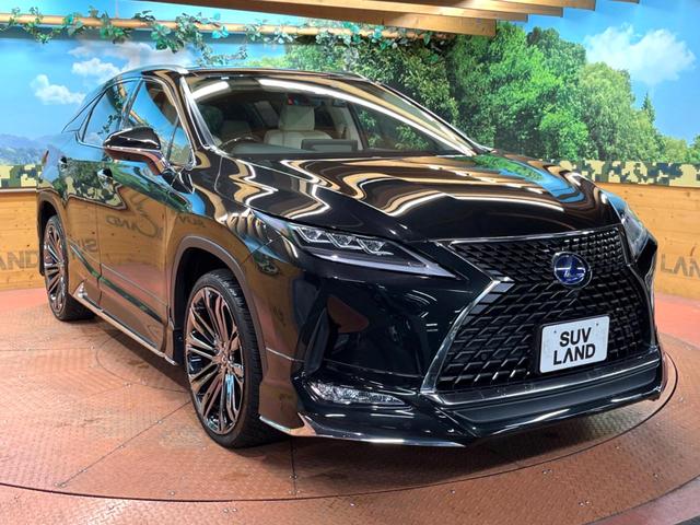 ＲＸ ＲＸ４５０ｈ　バージョンＬ　４ＷＤ　禁煙　パノラマルーフ　モデリスタエアロ　マークレビンソン　後席モニター　純正１２型ナビ　全周囲カメラ　レーダークルーズ　電動リアゲート　ブラインドスポットモニター　三眼ＬＥＤヘッド　ベージュ革（63枚目）