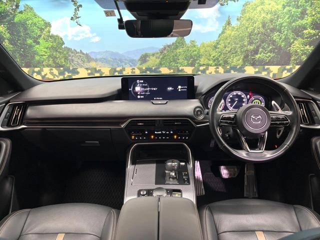 CX-60 XD-ハイブリッド エクスクルーシブスポーツ 4WD 禁煙 サンルーフ BOSEサウンド 純正12型ナビ 全周囲カメラ ブラインドスポットモニター レーダークルーズ 黒革 メモリーシート シートベンチレーション LEDヘッド ETC 純20アルミ(2枚目)