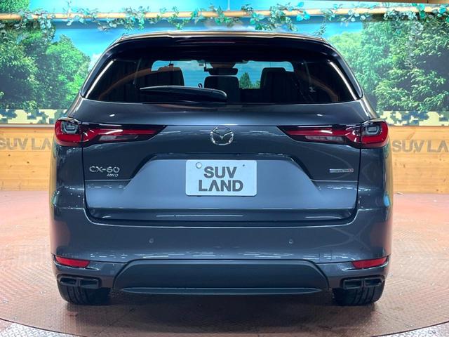 CX-60 XD-ハイブリッド エクスクルーシブスポーツ 4WD 禁煙 サンルーフ BOSEサウンド 純正12型ナビ 全周囲カメラ ブラインドスポットモニター レーダークルーズ 黒革 メモリーシート シートベンチレーション LEDヘッド ETC 純20アルミ(18枚目)