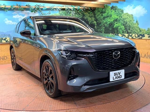 CX-60 XD-ハイブリッド エクスクルーシブスポーツ 4WD 禁煙 サンルーフ BOSEサウンド 純正12型ナビ 全周囲カメラ ブラインドスポットモニター レーダークルーズ 黒革 メモリーシート シートベンチレーション LEDヘッド ETC 純20アルミ(64枚目)