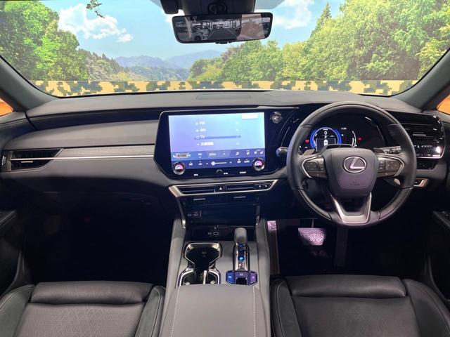 RX RX350h バージョンL 禁煙 純正14型ナビ 全周囲カメラ ブラインドスポットモニター デジタルミラー レーダークルーズ 電動リアゲート 三眼LEDヘッド 黒革 メモリーシート シートベンチレーション 純正21アルミ ETC(2枚目)