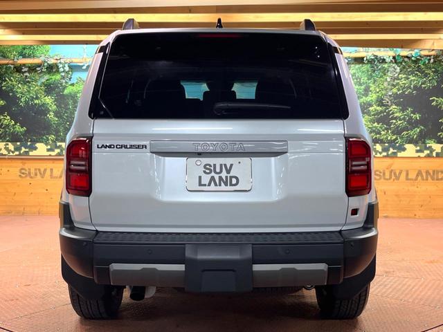 ランドクルーザー250 VX 禁煙 サンルーフ 純正12型ナビ 全周囲カメラ ブラインドスポットモニター レーダークルーズ デジタルミラー 電動リアゲート 黒革 シートベンチレーション LEDヘッド 純正18アルミ ETC(18枚目)