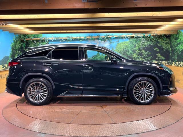 ＲＸ ＲＸ４５０ｈ　バージョンＬ　禁煙　モデリスタエアロ　パノラマルーフ　純正１２型ナビ　全周囲カメラ　レーダークルーズ　電動リアゲート　三眼ＬＥＤヘッド　オートハイビーム　茶革　シートベンチレーション　純正２０アルミ　ＥＴＣ（63枚目）