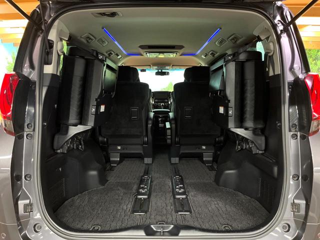 アルファード 2.5S Cパッケージ フリップダウン BIG-X10型ナビ バックカメラ レーダークルーズ 衝突軽減 両側電動ドア ステアリングヒーター 電動リアゲート LEDヘッド ハーフレザー パワーシート 純正18アルミ ETC(15枚目)