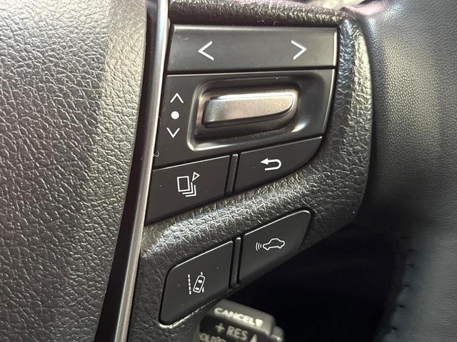 アルファード 2.5S 禁煙車 サンルーフ 9型ナビフルセグ 両側パワスラ 衝突軽減装置 レーダークルーズ オートハイビーム クリアランスソナー DVDキッド レーンキープ バックカメラ LEDヘッド&フォグ ETC(35枚目)