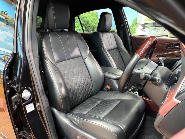 ハリアー プレミアム 純正9型ナビ バックカメラ クルコン 電動リアゲート シーケンシャルLEDヘッド オートハイビーム ハーフレザーシート パワーシート 純正18アルミ ETC アイドリングストップ 横滑り防止装置(10枚目)