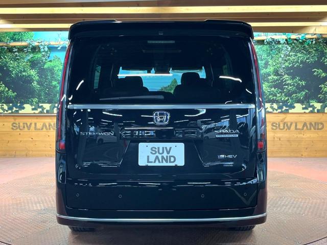 ステップワゴン e:HEVスパーダ プレミアムライン 禁煙 純正11型ナビ 全周囲カメラ フリップダウン ブラインドスポットモニター レーダークルーズ 両側電動ドア 電動リアゲート ハーフレザーシート シートヒーター LEDヘッド 純正17アルミ ETC(18枚目)