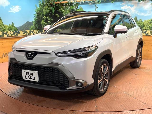 カローラクロス ハイブリッド Z 禁煙 ガラスルーフ 10型ナビ 全周囲カメラ レーダークルーズ ブラインドスポットモニター 電動リアゲート シートヒーター ハーフレザー LEDヘッド オートハイビーム 純正18インチアルミ ETC(50枚目)