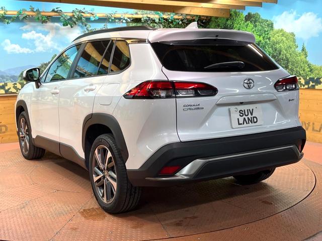 カローラクロス ハイブリッド Z 禁煙 ガラスルーフ 10型ナビ 全周囲カメラ レーダークルーズ ブラインドスポットモニター 電動リアゲート シートヒーター ハーフレザー LEDヘッド オートハイビーム 純正18インチアルミ ETC(54枚目)