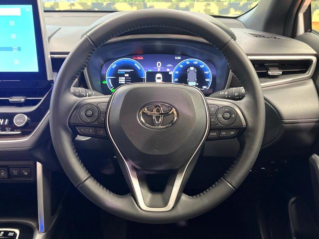 カローラクロス ハイブリッド Z 禁煙 ガラスルーフ 10型ナビ 全周囲カメラ レーダークルーズ ブラインドスポットモニター 電動リアゲート シートヒーター ハーフレザー LEDヘッド オートハイビーム 純正18インチアルミ ETC(59枚目)