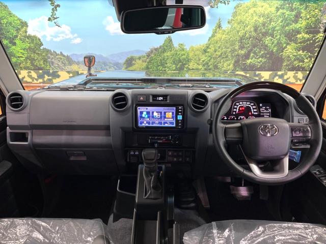 ランドクルーザー７０ ＡＸ　禁煙車　ＳＤナビフルセグ　衝突軽減装置　クルコン　レーンキープ　横滑り防止装置　ダウンヒルアシスト　ＬＥＤヘッド＆フォグ　プライバシーガラス　バックカメラ　Ｂｌｕｅｔｏｏｔｈ　ＥＴＣ（2枚目）