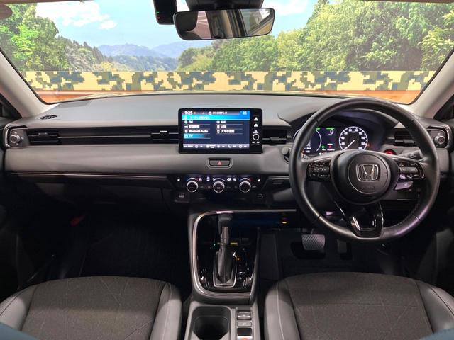 ヴェゼル e:HEV Z 禁煙車 純正SDナビ バックカメラ 衝突軽減装置 レーダークルーズ 電動リアゲート ハーフレザー シートヒーター LEDヘッド ブラインドスポットモニター 純正18インチアルミ(2枚目)