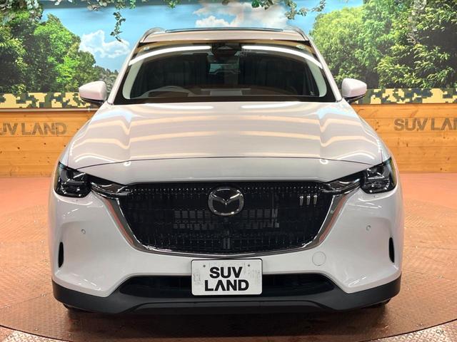 CX-80 XD Lパッケージ 禁煙車 サンルーフ 純正12型ナビ 全周囲カメラ レーダークルーズ ブラインドスポットモニター 黒革 シートヒーター ステアリングヒーター パワーバックドア LEDヘッド 純正20インチアルミ ETC(18枚目)